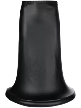 Melitta Baumeister юбка миди с дутым подолом, черный