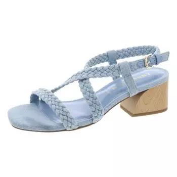 Meliza женские сандалии с пряжкой и открытой пяткой Anne Klein, цвет denim
