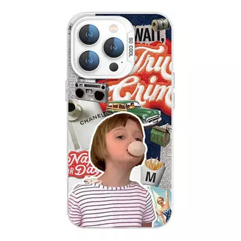 Мелкие кости Чехол для телефона Small Bones, DWJYCY218-colored silver navy