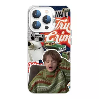 Мелкие кости Чехол для телефона Small Bones, DWJYCY217 - Colored silvery-white