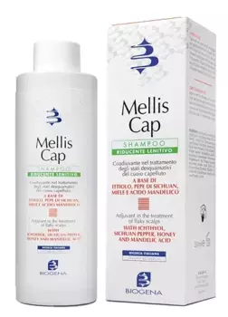 Mellis Cap Успокаивающий шампунь, уменьшающий шелушение кожи головы, 200 мл Biogena