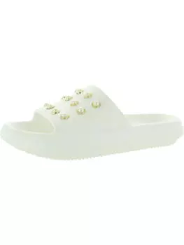 Mello Eva Pearl женские декорированные сандалии-слайды с удобной стелькой Kenneth Cole New York, белый