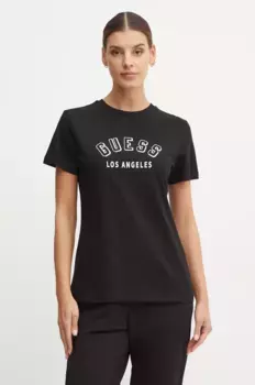 МЕЛОДИЯ хлопковая футболка Guess, черный