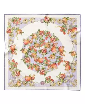 Melograno — шелковый платок ручной работы для женщин Elizabetta, синий