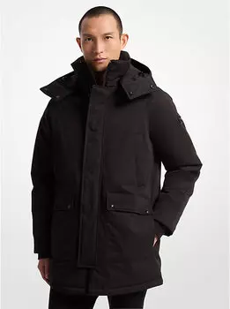 Melrose 2-в-1 тканая парка Michael Kors, черный