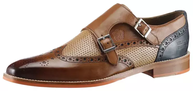 Melvin & Hamilton Будапешт "Мартин 2 - растительного дубления", в классическом стиле, с кепкой, монками, тапочками, коричневый