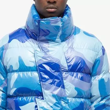 Members Of The Rage Камуфляжной пуховой куртки, синий