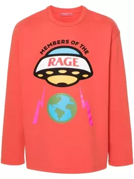 MEMBERS OF THE RAGE толстовка с принтом, красный