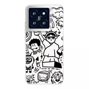 Мембранный чехол для телефона Doushi Film Bucket, DWHYCY022 - White