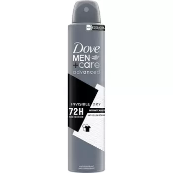 Men + Care Advanced Invisible Dry Antiperspirant Аэрозольный дезодорант для мужчин 200 мл Dove