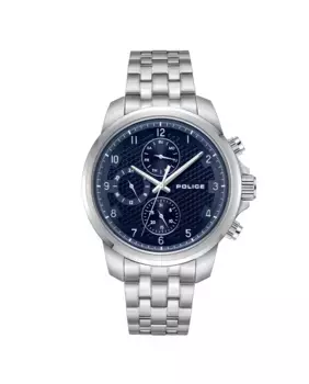 Mensor PEWJK0021505 стальные мужские часы с серебряным ремешком Police, серебрянный