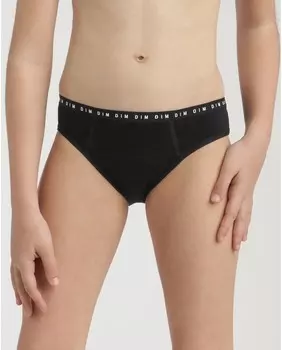 Менструальные трусики для подростков, можно стирать из плотного хлопка My Protect Dim, черный