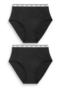 Менструальные трусики HEAVY FLOW PERIOD KNICKERS FULL 2 PACK Next, черный