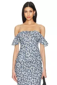 Ментон топ Faithfull The Brand, синий