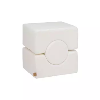 MEOWBABY Игровая площадка из пенопласта, игровой набор из 3 предметов для малыша, букле, белый