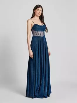 Мерцающее вечернее платье на тонких бретельках Jake*s Cocktail