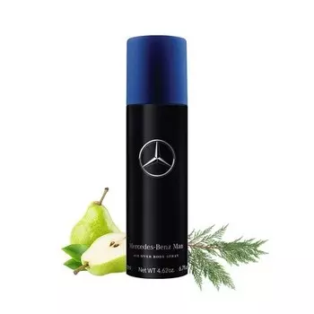 Mercedes-Benz Man Original Elegant Fragrance Formula for Him Спрей для тела для мужчин, 6,7 унции, пачули