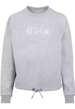 Merchcode Свитер " Merchcode Ladies Ladies Время расцветать - Oversize Crewneck", серый