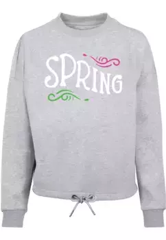 Merchcode Свитер " Merchcode Women Ladies Spring text — Oversize Crewneck", серый