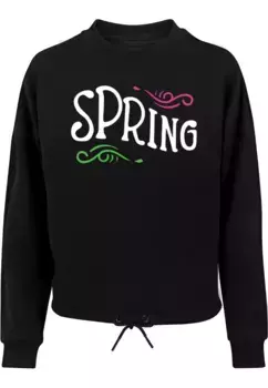 Merchcode Свитер " Merchcode Women Ladies Spring text — Oversize Crewneck", черный