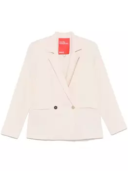 Merci двубортный блейзер, розовый