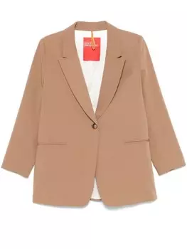 Merci однобортный блейзер, коричневый