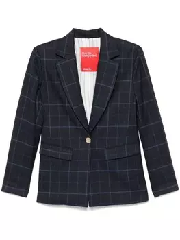 Merci пиджак в клетку, синий