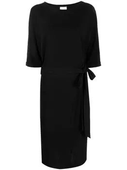 Merci платье миди с завязками, черный