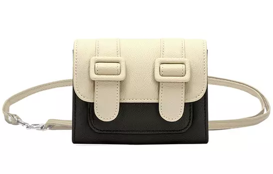 Merimies Женская сумка через плечо, Мини Черный Крем