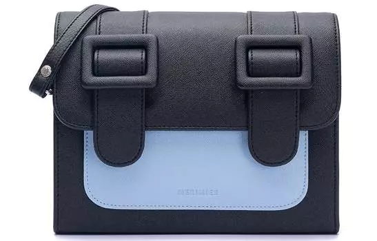 Merimies Женская сумка через плечо, Сине-черный колор-блок Black Sky