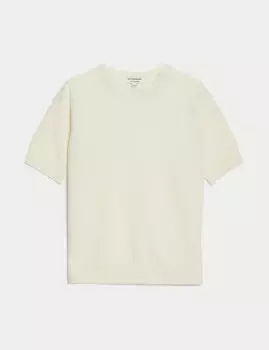 Мериносовая шерсть и вязаный топ из кашемира Autograph