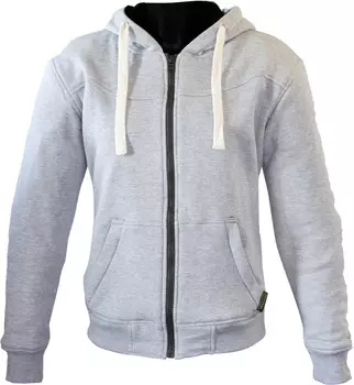Merlin Vixen Дамы Мотоцикл Зип Hoodie Куртка, светло-серый