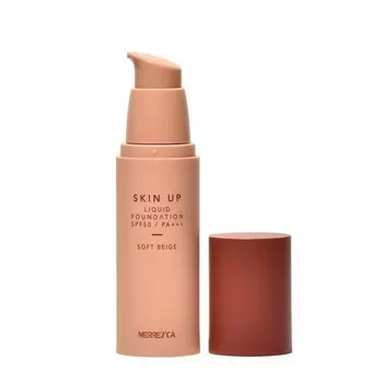 Merrez'Ca Skin up Жидкая тональная основа SPF50 PA+++ 30мл. 23 Мягкий бежевый, Soft Beige