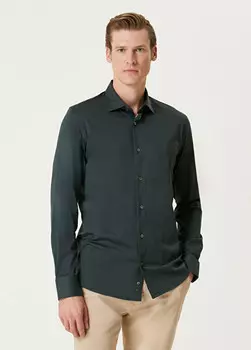 Мерсеризованная рубашка Beymen Collection, хаки