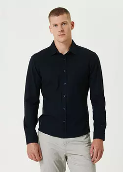 Мерсеризованная рубашка Network, синий