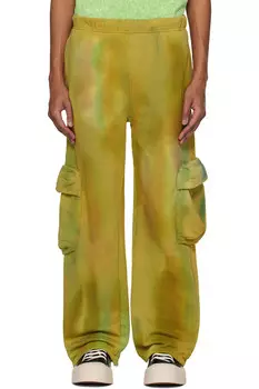 Мертвый сток хлопковые карго спортивные штаны Collina Strada, синий