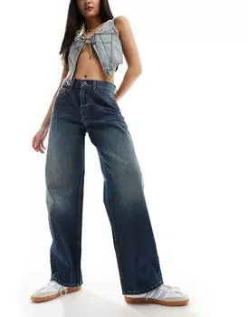 Мешковатые антиоблегающие джинсы со средней посадкой COLLUSION X014