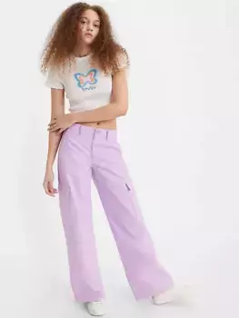 Мешковатые брюки-карго Levi's, цвет Purple Rose