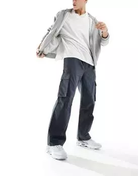 Мешковатые брюки-карго Pull&Bear