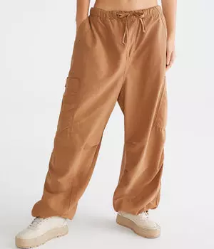 Мешковатые брюки-карго с парашютом Aeropostale, оранжевый