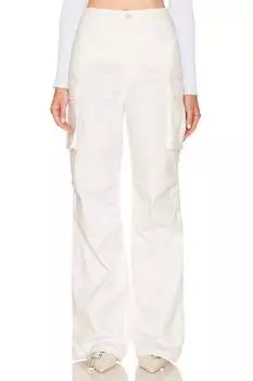 Мешковатые брюки-карго в цвете Cloud White GOOD AMERICAN