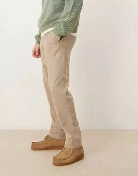 Мешковатые брюки на завязках в каменном цвете Abercrombie & Fitch