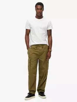 Мешковатые брюки-парашют Superdry, цвет Burnt Olive