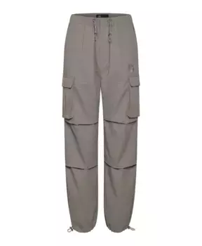 Мешковатые брюки в стиле карго оловянные Lounge Nine, серый