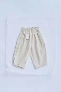 Мешковатые брюки ZARA, экрю