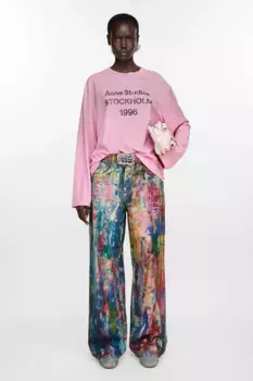 Мешковатые джинсы - 1981F Acne Studios, цвет Blue/multi