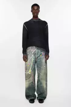 Мешковатые джинсы - 1981M Acne Studios, цвет Mid Blue