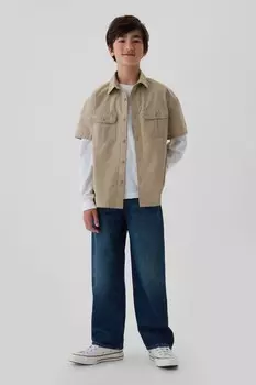 Мешковатые джинсы (5 13 лет) Gap, синий