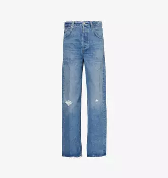 Мешковатые джинсы Ayla с широкими штанинами и высокой посадкой Citizens Of Humanity, индиго