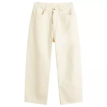 Мешковатые джинсы цвета экрю Drle De Monsieur, белый